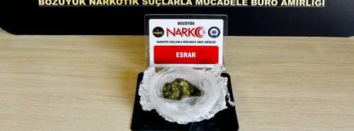 Bilecik’te uyuşturucuya geçit yok: 1 kişi gözaltına alındı