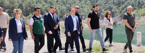 Bilecik’te Vali Sözer baraj çalışmalarını yerinde inceledi