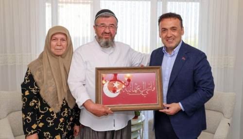 Bilecik'te Vali Sözer'den Gazi Özkan'a geçmiş olsun ziyareti