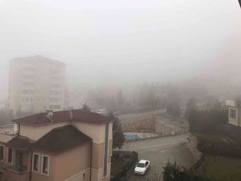 Bilecik’Te Yağmurun Ardından Yoğun Sis Etkili Oldu

