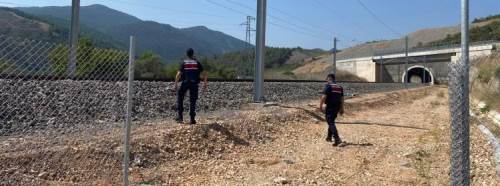Bilecik’te YHT hattında güvenlik kontrolü