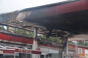 Bilecik’Teki Akaryakıt İstasyonu Yangını
