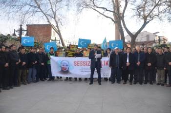 Bilecik’Ten Doğu Türkistan’Daki Zulümlere Tepki
