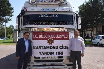 Bilecik’Ten Kastamonu’Ya Bir Tır Dolusu İçme Suyu Gönderildi
