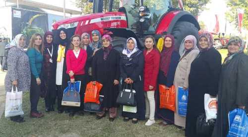Bilecikli kadın çiftçiler tarım fuarında