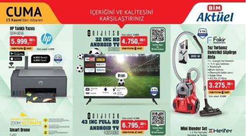 BİM'e elektrikli bisiklet, tost makinesi, drone,mini blender set geliyor!