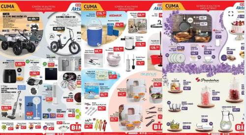 Bim'e kule tipi vantilatör, dikey süpürge, benzinli ATV, elektrikli bisiklet geliyor! Bim 26 Temmuz Kataloğu