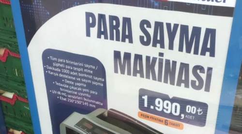 BİM'e Para Sayma Makinesi Geldi! İşte fiyatı ve özellikleri