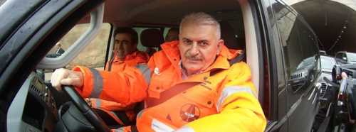 BİNALİ YILDIRIM DİREKSİYONDA