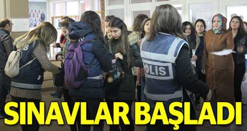 Binlerce öğrenci için sınavlar başladı