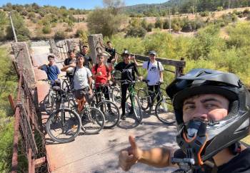 Bisiklet İle Tavşanlı İlçesi Balıköy Beldesinde Bisiklet Turu
