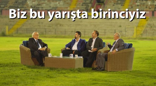 Biz bu yarışta birinciyiz