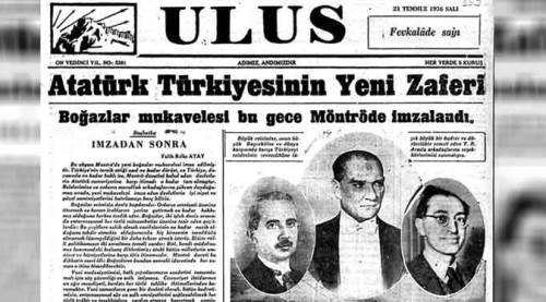 Bizim elimizde değil, Montrö var!