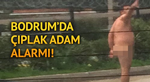 Bodrum'da çıplak adam alarmı!