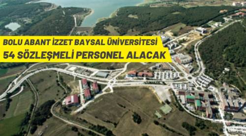 Bolu Abant İzzet Baysal Üniversitesi Sözleşmeli Personel alacak