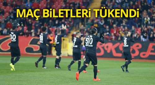 Boluspor maçı biletleri tükendi