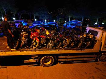 Bolvadin’De 33 Motosiklet Trafikten Men Edildi
