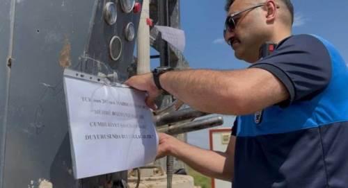 Bolvadin’de mühürlenen sıcak su kuyusunda karışıklık