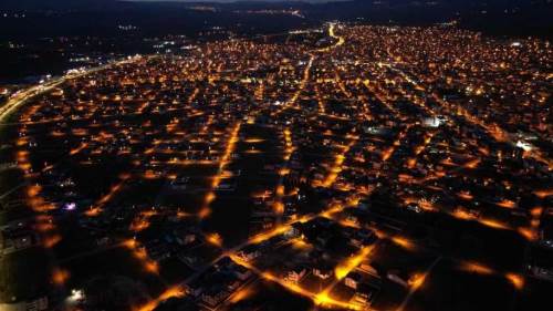 Bolvadin gün batımında göz kamaştırdı!