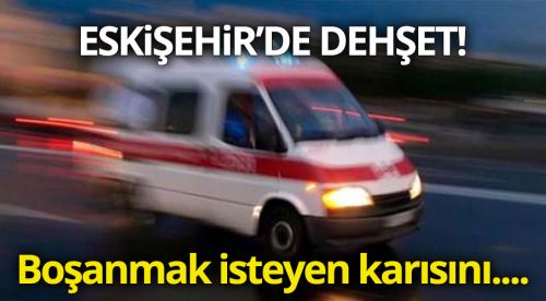 Boşanmak isteyen karısını bıçaklayıp kaçtı
