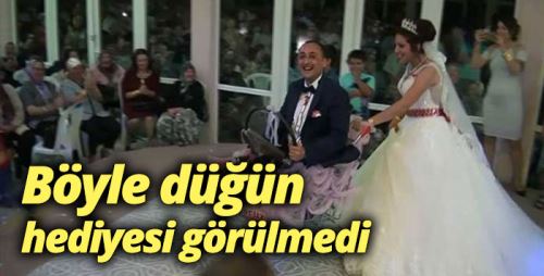 Böyle düğün hediyesi görülmedi 