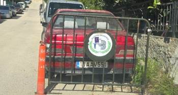 Bozüyük Belediyesine Ait Demir Güvenlik Bariyeri Bilecik’Te
