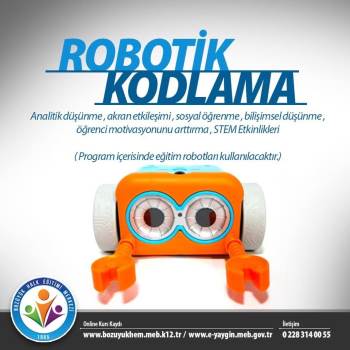 Bozüyük Hem’De Bilgisayarsız Temel Robotik Kodlama Kursu Açılacak
