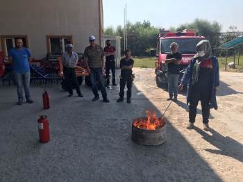 Bozüyük İtfaiyesinden Yangın Eğitimi
