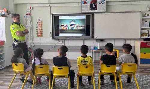 Bozüyük’te öğrencilere trafik eğitimi