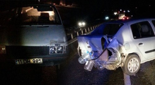 Bozüyük'te trafik kazası: 5 yaralı