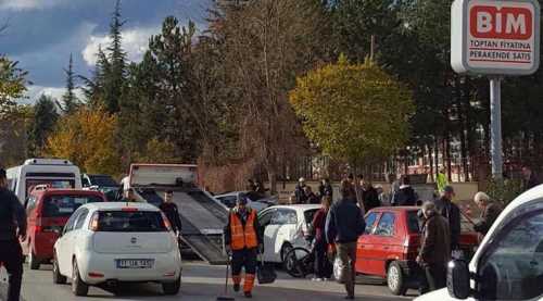 Bozüyük'te zincirleme kaza