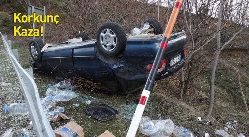 Brandalar uçunca takla attı!