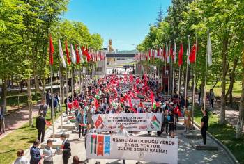 Bşeü’Den Sesler Filistin Ve Doğu Türkistan İçin Yükseldi
