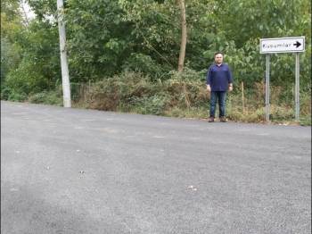 Bsk İle Kaplanan Yol Hizmete Sunuldu
