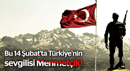 Bu 14 Şubat'ta Türkiye'nin sevgilisi Mehmetçik!