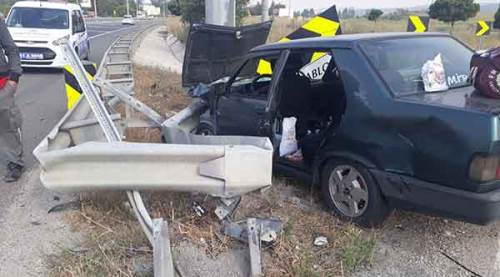 Bu araçtan burnu bile kanamadan çıktı