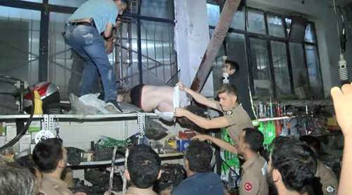 Bu da hırsızın iş kazası!