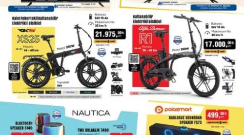 Bu Hafta Bim'e Katlanır Bisiklet, Scooter, Stanley Yemek Termosu, Dikey Süpürge Geliyor! 9 Ağustos Bim Kataloğu!