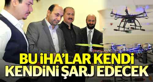 Bu İHA'lar kendi kendini şarj edecek