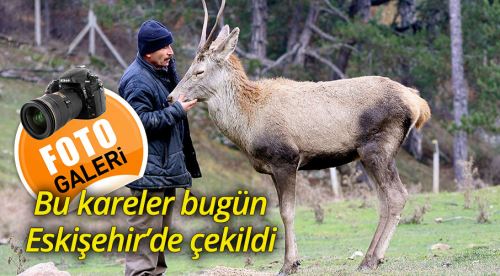Bu kareler bugün Eskişehir'de çekildi