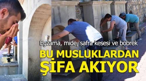 Bu musluklardan şifa akıyor