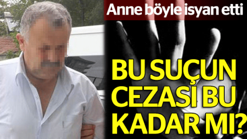 Bu suçun cezası bu kadar mı!