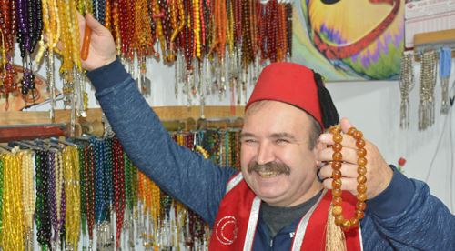 Bu tespihler 5 bin yıllık malzemeden yapılıyor