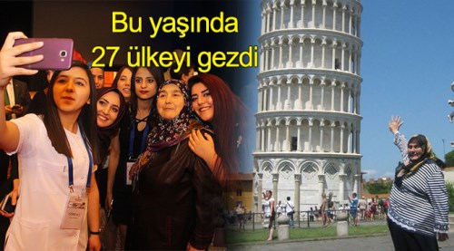 Bu yaşında 27 ülkeyi gezdi
