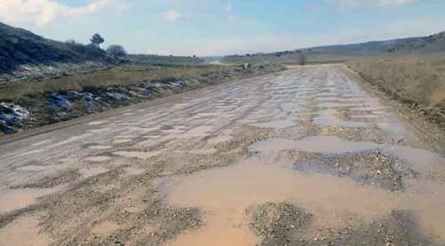 Bu yol fotoğrafı Eskişehir'den...