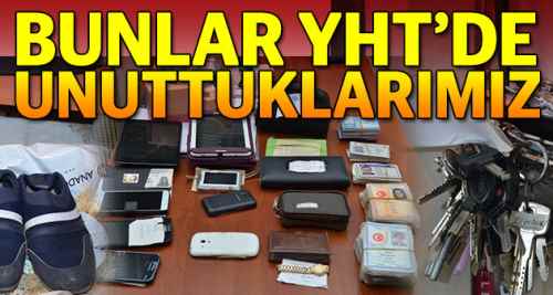 Bunların hepsini YHT'de unuttuk