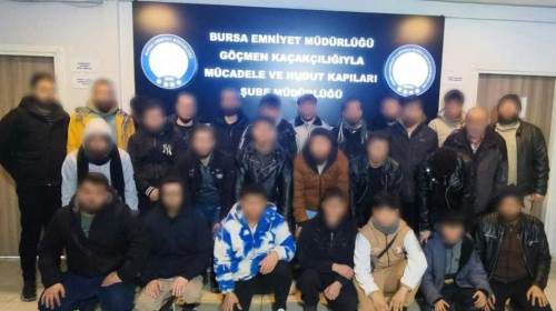 Bursa'dan Eskişehir'e gidecek göçmenlere şok operasyon