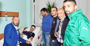 Bursaspor'dan Emre'yi ziyaret etti