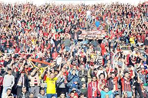 Büyük taraftara teşekkür