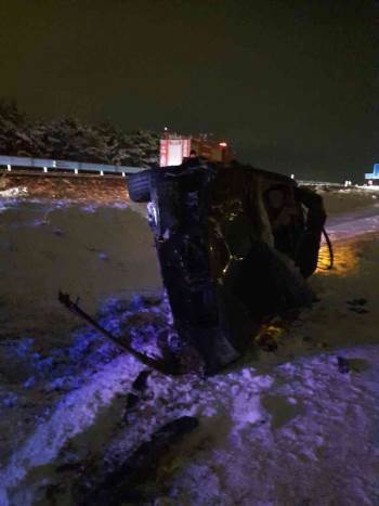 Büyükbaş Hayvanlara Çarpan Otomobilin Sürücüsü Yaşamını Yitirdi
